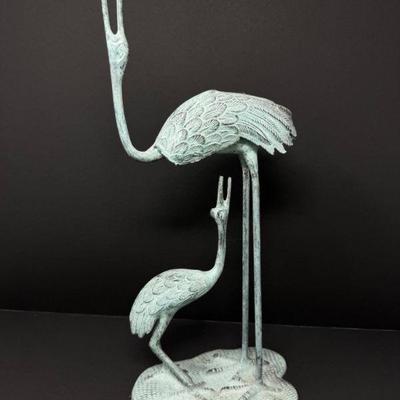 Metal Crane Sculptures – Made in India	