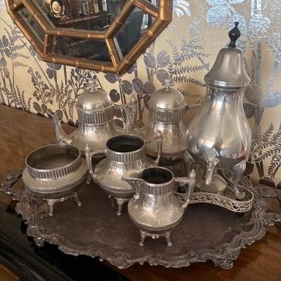 Silver tea set