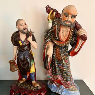 Antique Chinese man figures, circa 1910s