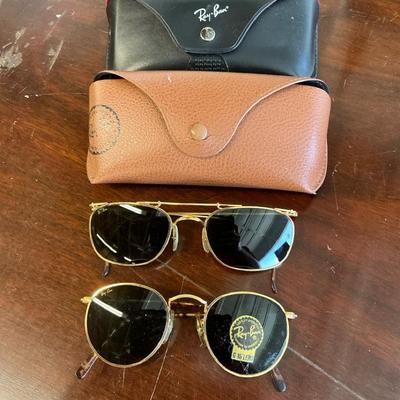 Vintage Gold Ray-Ban Sunglasses