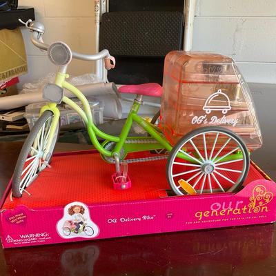 Our Generation Delivery Bike 18” Dolls