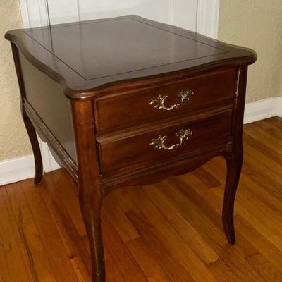 Wood Dovetail Drawer Side Table #1