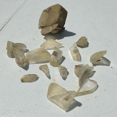 Selenite Gypsum Crystal Shards - Glow