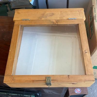 Glass Top Collectible Display Case