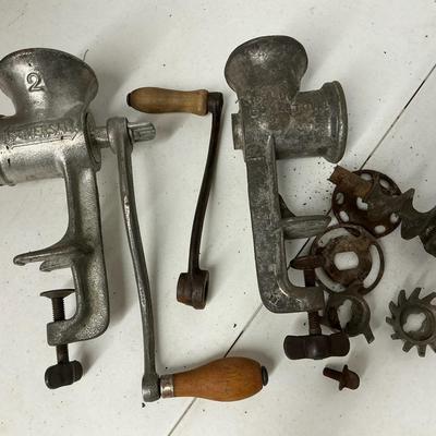 Universal And Keystone Meat Grinders