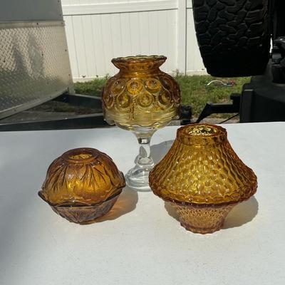 Amber Glass Fairy Lights