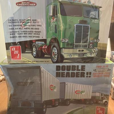 New In Box Truck and Trailer Model Kits #3