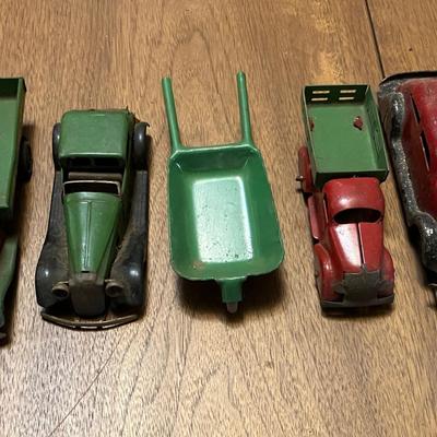 Vintage Pressed Tin Vehicles