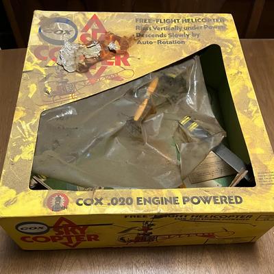 1974 Cox .020 Engine Sky Copter Helicopter 