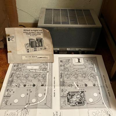 Knight 60-Watt Deluxe Stereo Amplifier 83 YU-777