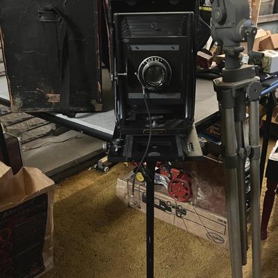 Antique Folmer & Schwing Eastman Kodak Co. No. 10 Cirkut Camera with Case and Tripod