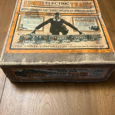 1923 Lionel "O" Guage Train Set #296