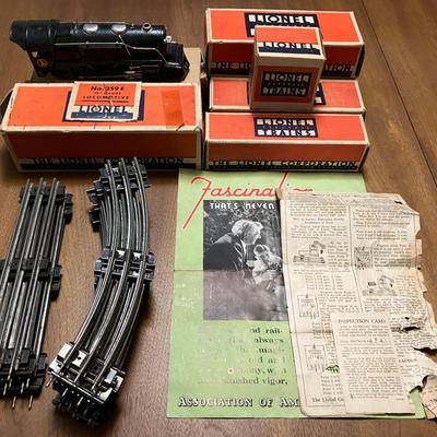 Prewar Lionel "O" Gauge 259E Train Set (No Transformer)