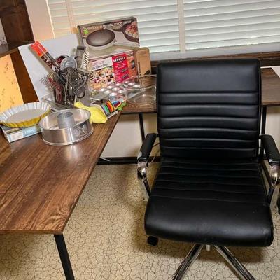 Corner Desk / Recipe Center?, Office Chair, And Baking Bonanza!
