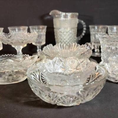 Exquisite Vintage Cut Glass, Fostoria And More