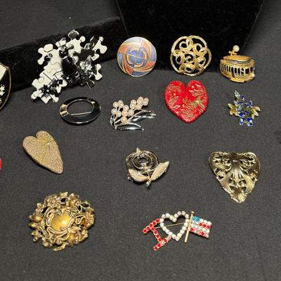 Vintage Retro Brooch Collection: 13 Unique Pieces! Coventry, Cloisonne, Tortolani and More! 