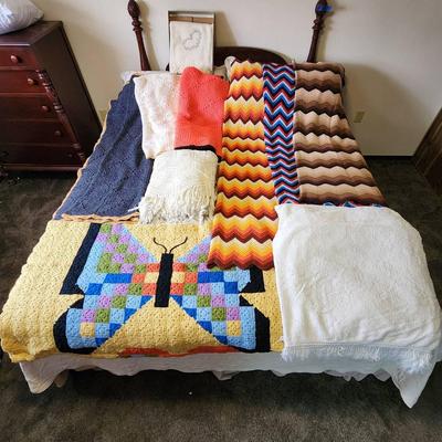 Timeless Afghans, Chenille …. Hand Crafted Classics!