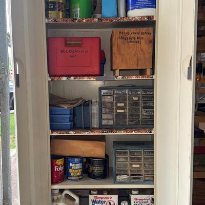 Workshop Organization...A Bit of a Mystery Cabinet Here...This Thing is Packed!