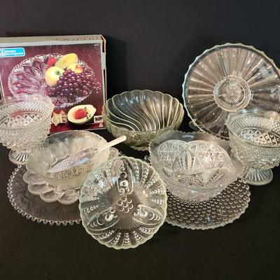 1950s/60s High Quality Glass Serving Pieces