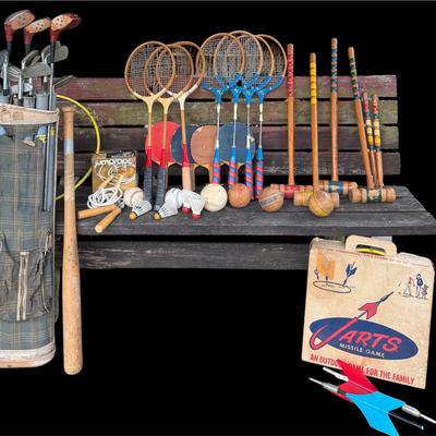 Fun in the Sun! Vintage Games & Golf Gear - Ready for Action!