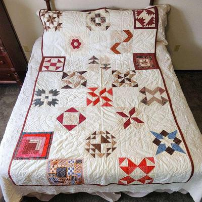 Vintage “Sampler” Style Quilt - Nostalgic Classic!