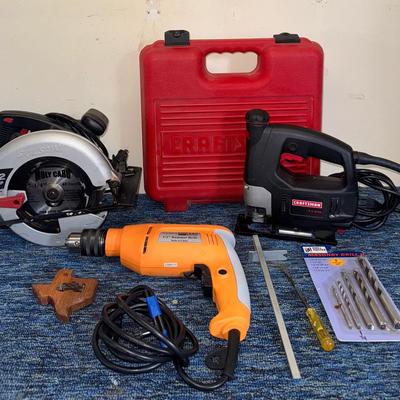 Skil Saw, Craftsman Sabre Saw, Chicago Hammer Drill