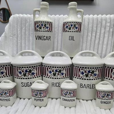 Vintage Czech Canisters 