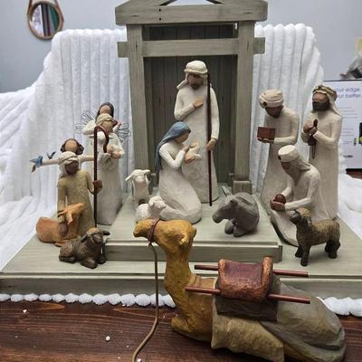 Willow Tree Nativity Scene Lot 
