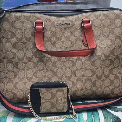 Coach Computer Bag and Wallet 