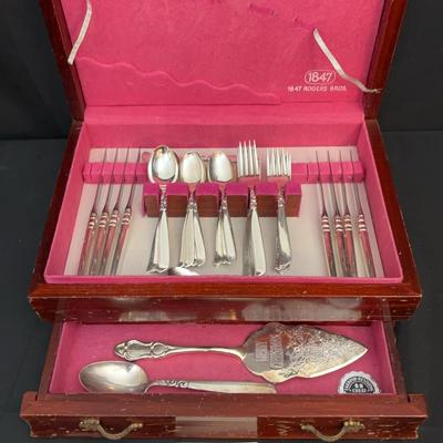 Rogers Bros Community South Seas Silverplate Flatware Set | Service For 8 