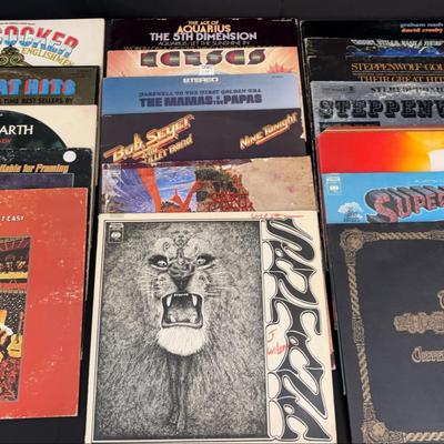 Vinyl Records | 18 LP’s | Rare Earth, Three Dog Night, Santana, & More