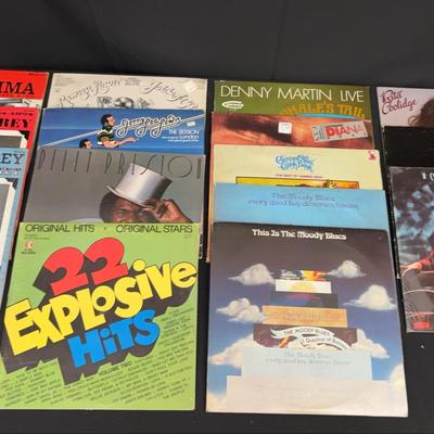 Vinyl Records | 15 LP’s Including New Orleans Jazz, Billy Preston, Moody Blues, & Diana Ross