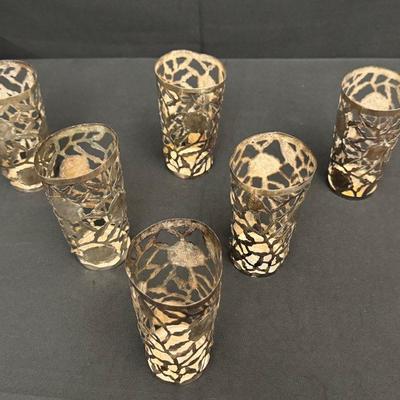 Sterling Silver Overlay Glass Sleeve | 5.9pz Total Weight