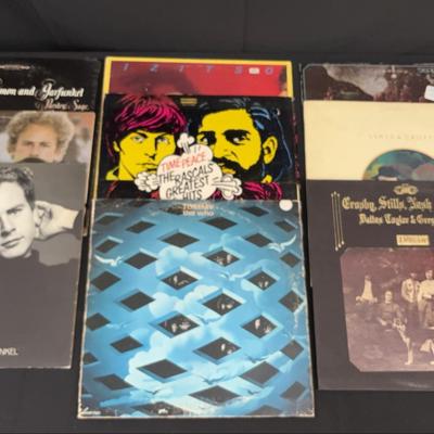 Vinyl Records | 9 LP’s Including Simon And Garfunkel, Seals & Crofts, Cat Stevens, & More