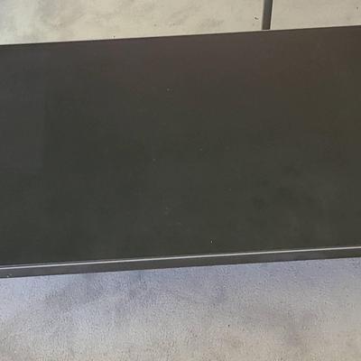Sturdy Coffee Table- Black And Metal