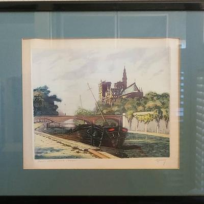Signed Marcel Harang Print