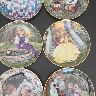 Set Of 6 AK Kaiser W Germany Fairy Tale Themed Plates