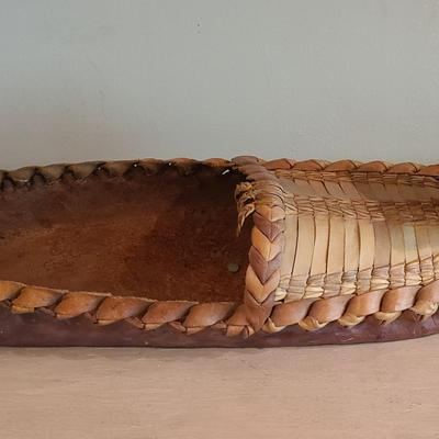 Oversized Opanak - Traditional Turkish Moccasin Style Shoe/Decorative Display Piece