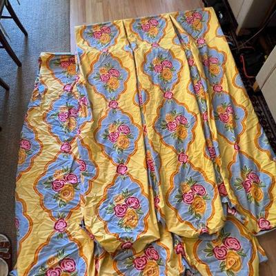 Designer Guild fabric roman shades