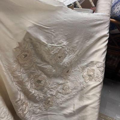 1950's roll of silk from Hong Kong