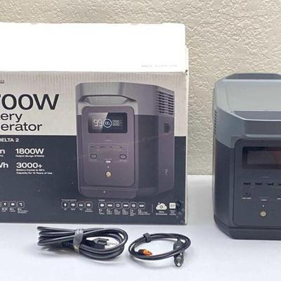 Portable Solar LiFoP Battery Generator 