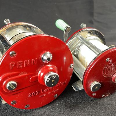 USA  Made Penn Peer Fishing Reels * 209 Level Wind & No 109