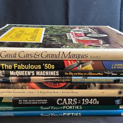 Cars of the 40’s and 50’s Large  Books * Steve McQueen Cars and Bikes