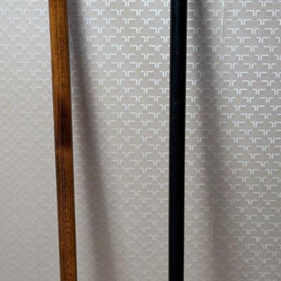 Vintage Wooden Cane & 1920s ‘India’ Bone & Wood Lionhead Walking Stick 