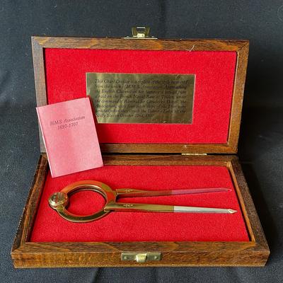 H.M.S Association Boxed Chart Divider Replica 