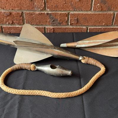 Vintage John Bliss & Co. Brass? Swimming Spinner & T.W. Walker’s Cherub Ships Log Impeller