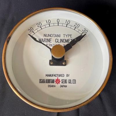 Nunotami Type Marine Clinometer * Osaka Japan Seiki Co Ltd 