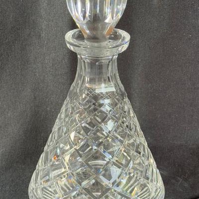 Exquisite 10.5” Waterford Crystal Decanter 