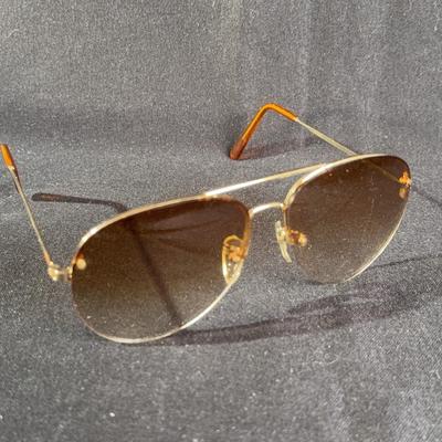 Aviator 14K Gold-Plated Sunglasses 
