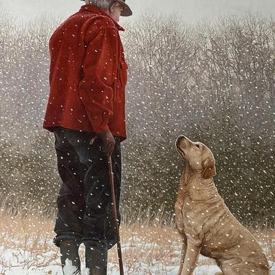 Beautifully Framed 24 x 24” Signed Numbered John Weiss Print 
